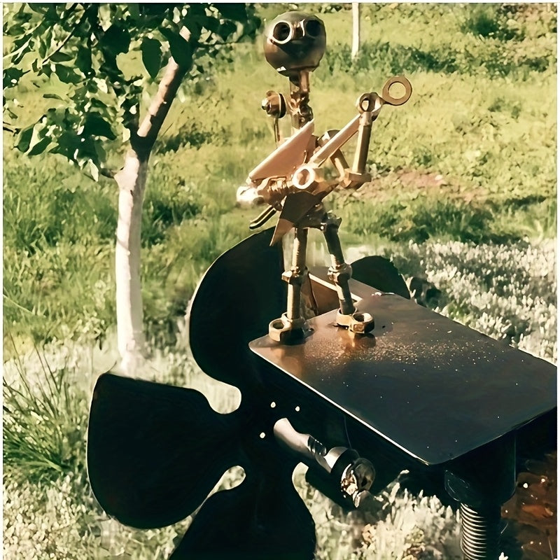 Handgemachte Metall-Musiker-Windmühle