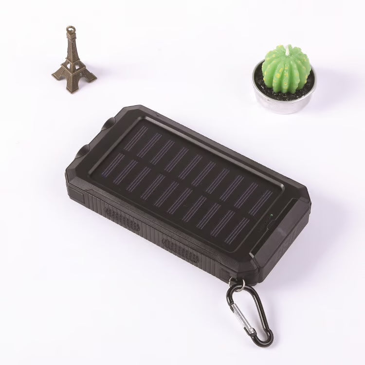 Wasserdichte Powerbank mit Solarbetrieb