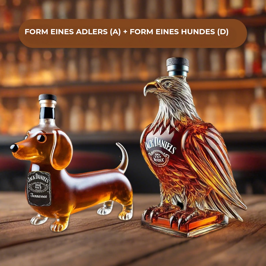 Tiere-förmige Whiskeyflasche