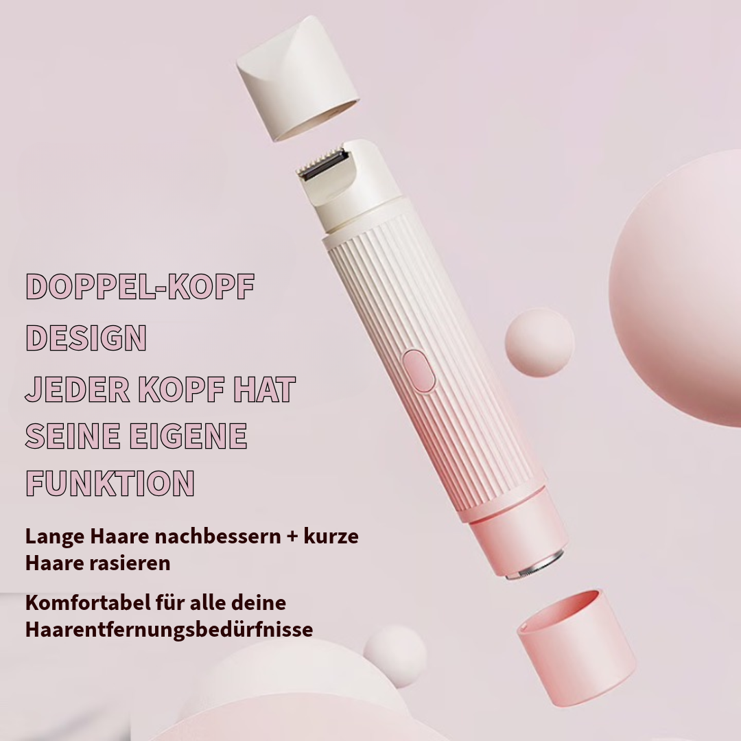 Komfortabler 2-in-1 Rasierer für Damen