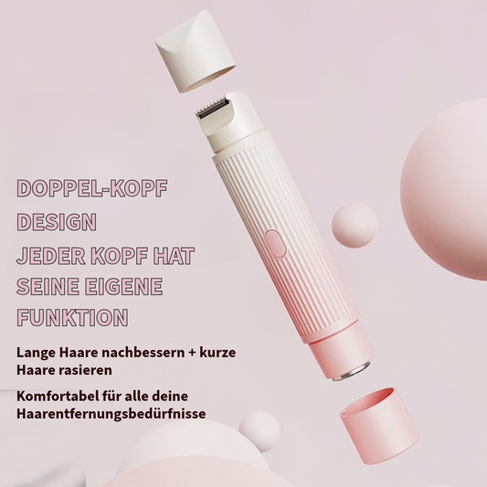 Komfortabler 2-in-1 Rasierer für Damen
