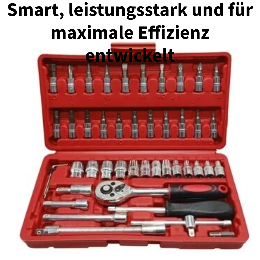 Professionelles 46-teiliges Ratschenschlüssel-Set