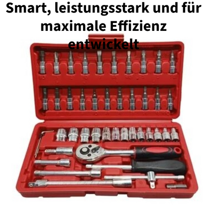 Professionelles 46-teiliges Ratschenschlüssel-Set