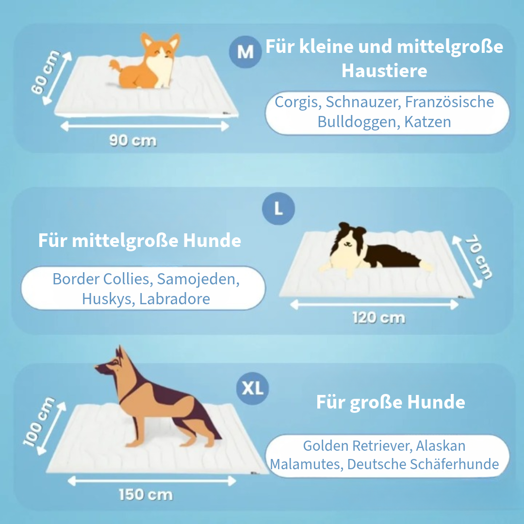 Innovative Kühlende Decke für Haustiere