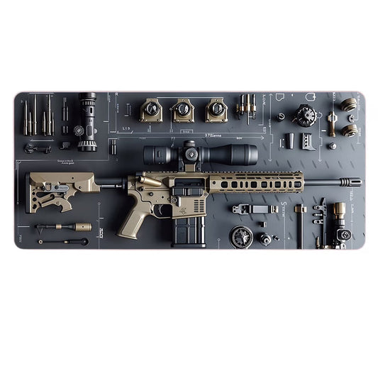 3D-Militär-Schreibtischmatte