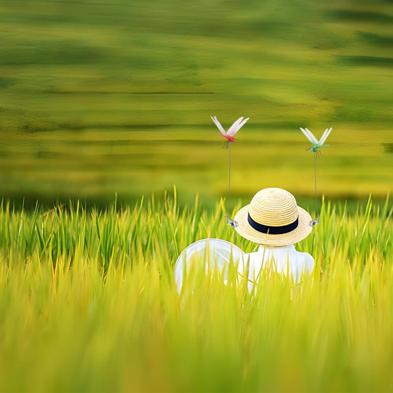 Stilvolle Libellen-Mückenabwehr