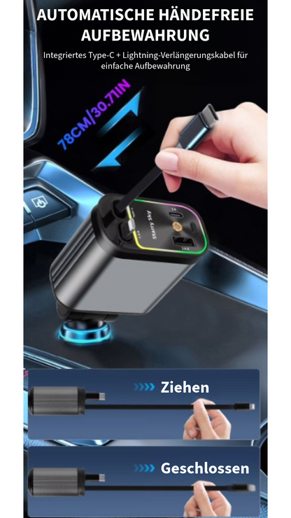 4-in-1 Auto-Ladegerät