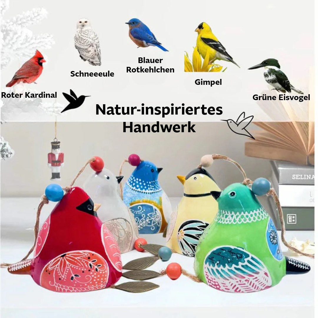 Windgong-Halter mit Vogelgesang