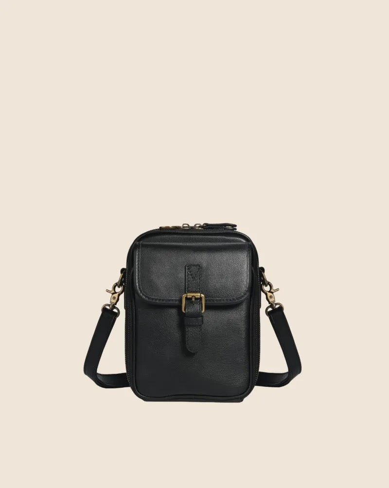 Multifunktionale Ledertasche