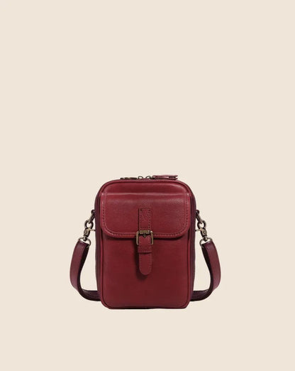 Multifunktionale Ledertasche