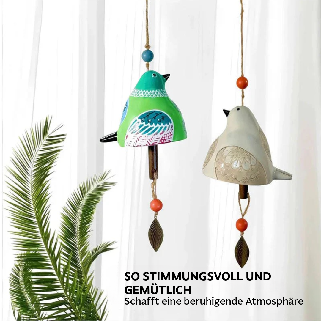 Windgong-Halter mit Vogelgesang