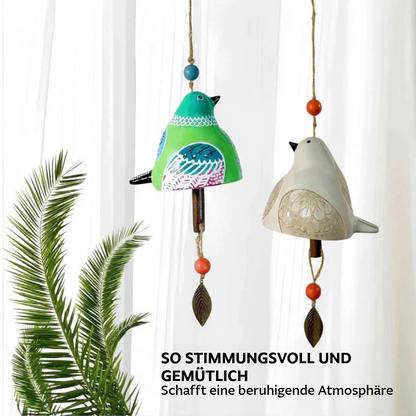 Windgong-Halter mit Vogelgesang