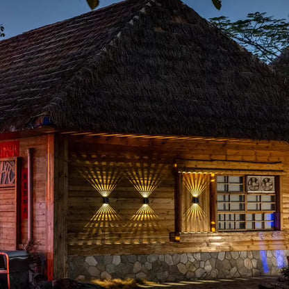 Wasserdichte Außenlampe mit Solarenergie