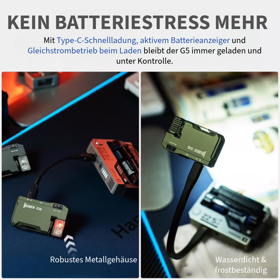 WUBEN™ G5 | Taschenformat LED-Lampe