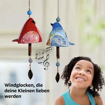 Windgong-Halter mit Vogelgesang