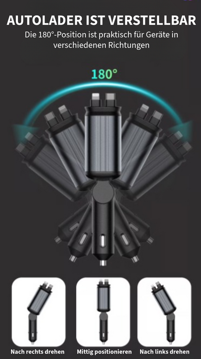 4-in-1 Auto-Ladegerät