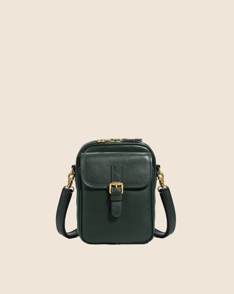 Multifunktionale Ledertasche