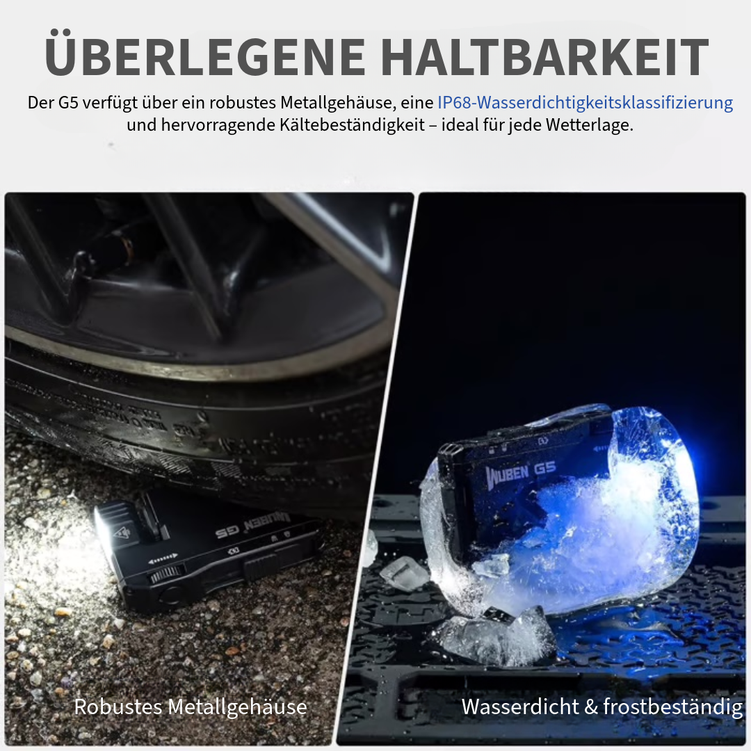 WUBEN™ G5 | Taschenformat LED-Lampe
