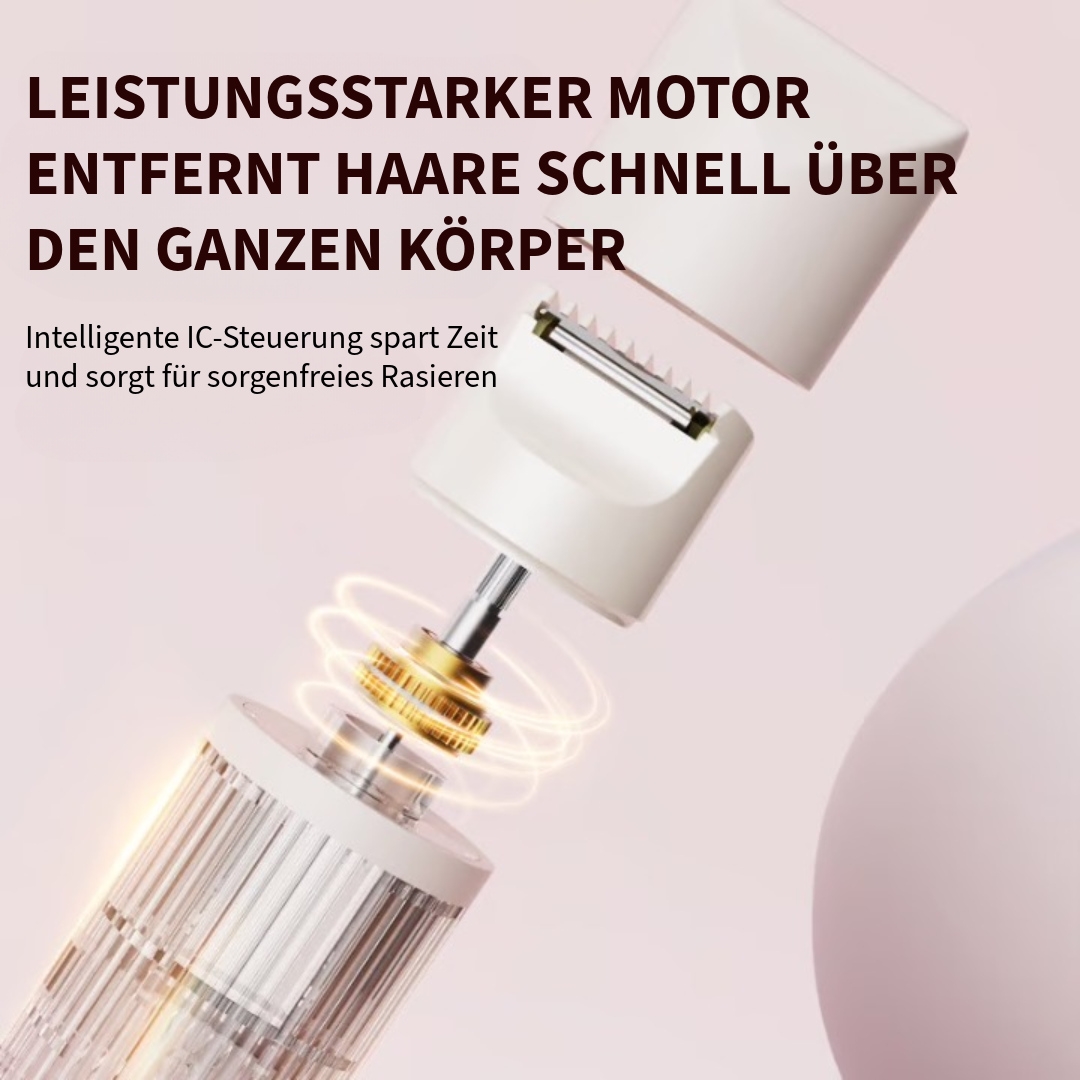 Komfortabler 2-in-1 Rasierer für Damen