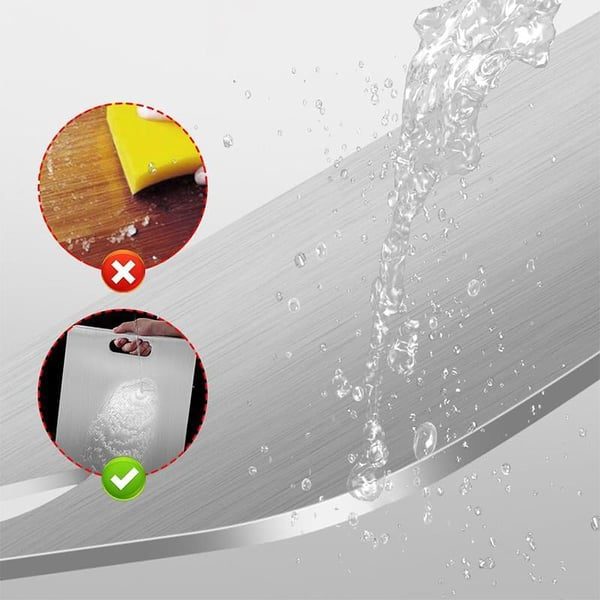 Schneidebrett aus Edelstahl