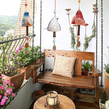 Windgong-Halter mit Vogelgesang