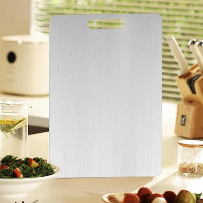 Schneidebrett aus Edelstahl