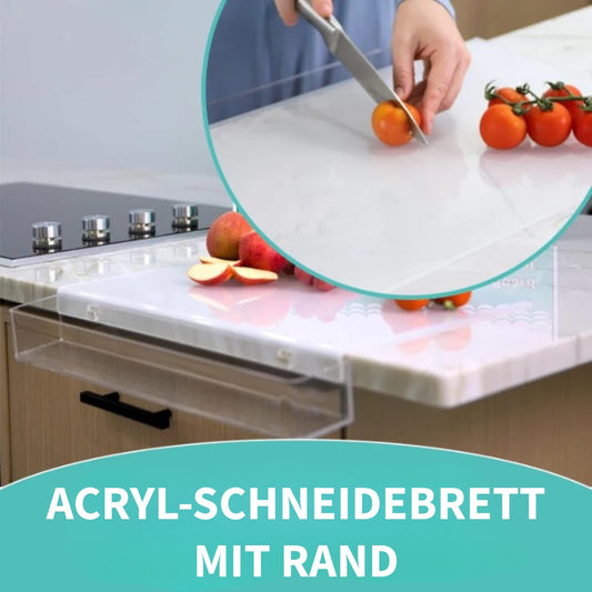 Acryl-Schneidebrett mit Rand