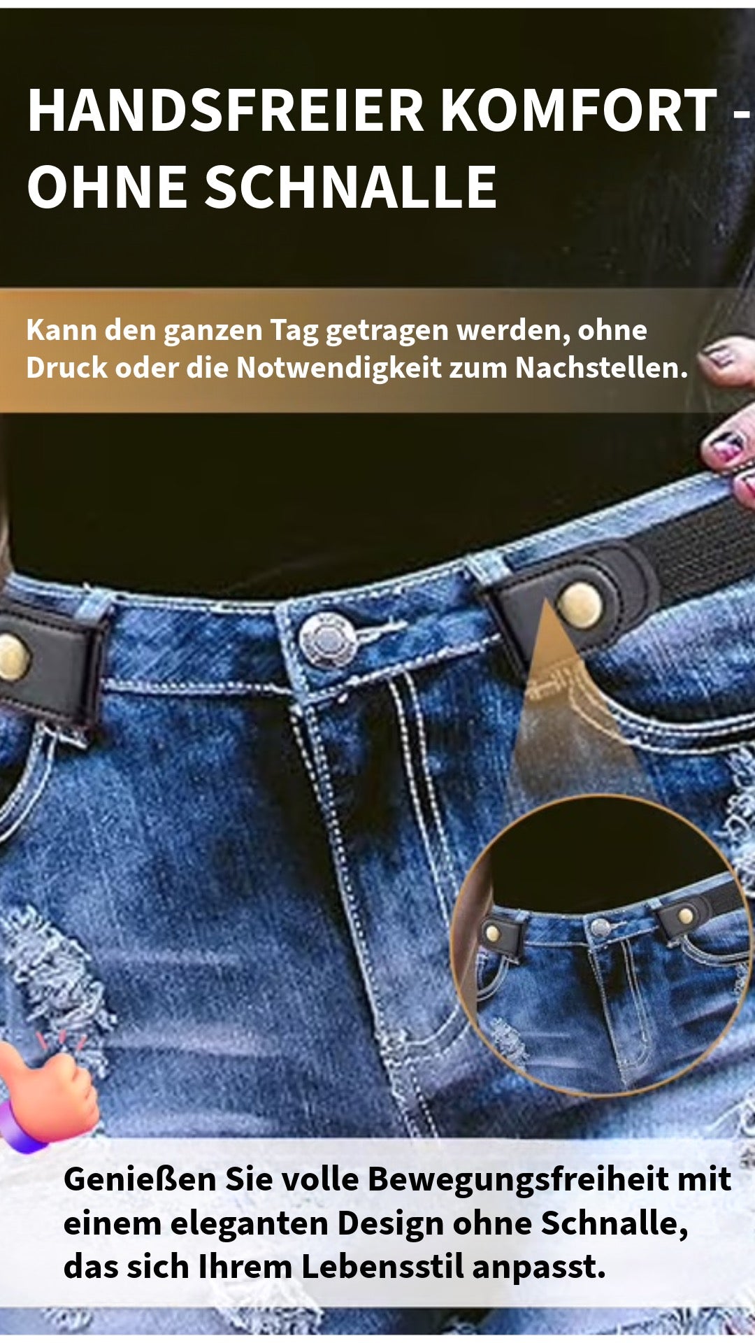 Elastischer Hosenträgergürtel