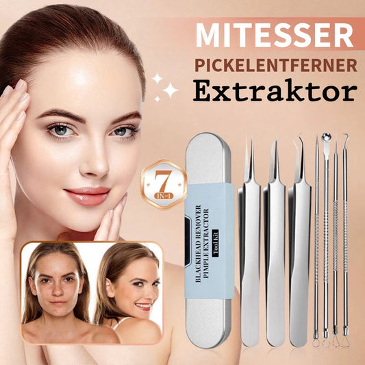 Edelstahl-Extraktionsset für Mitesser