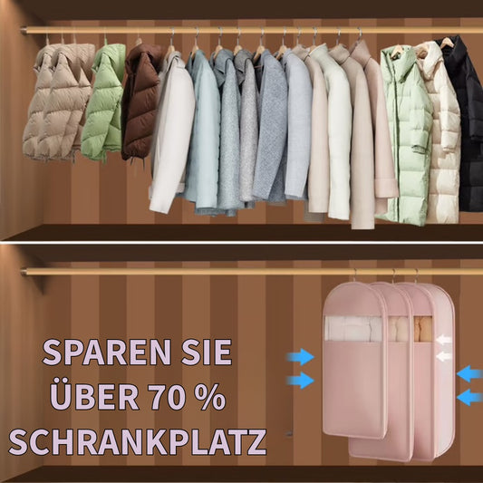 Platzsparender Kleidersack
