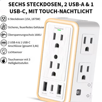 Steckdosenleiste mit Überspannungsschutz