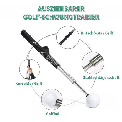 Teleskopischer Schläger, ausziehbare Golf-Trainingshilfe