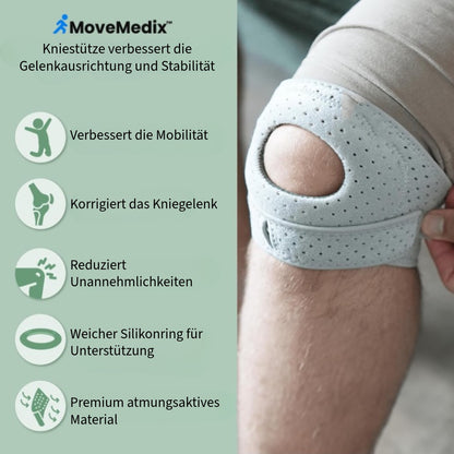 Unterstützende Kniebrace