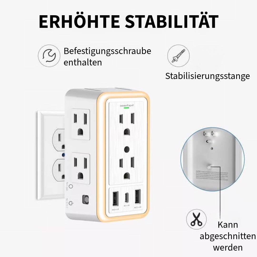 Steckdosenleiste mit Überspannungsschutz