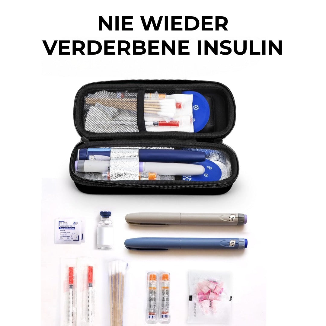 Insulin-Kühltasche mit Temperaturanzeige
