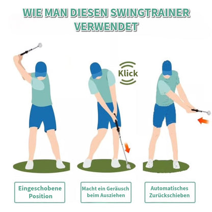 Teleskopischer Schläger, ausziehbare Golf-Trainingshilfe
