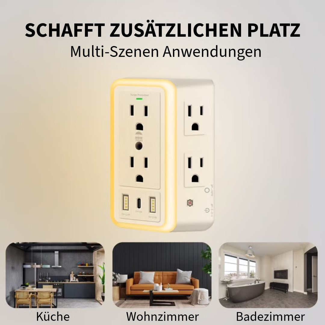 Steckdosenleiste mit Überspannungsschutz
