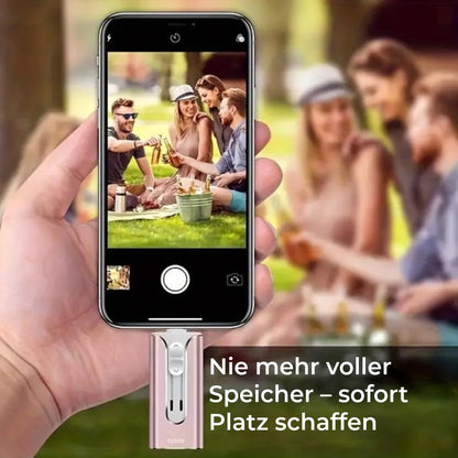 Professioneller Flash Drive mit USB-C-Adapter