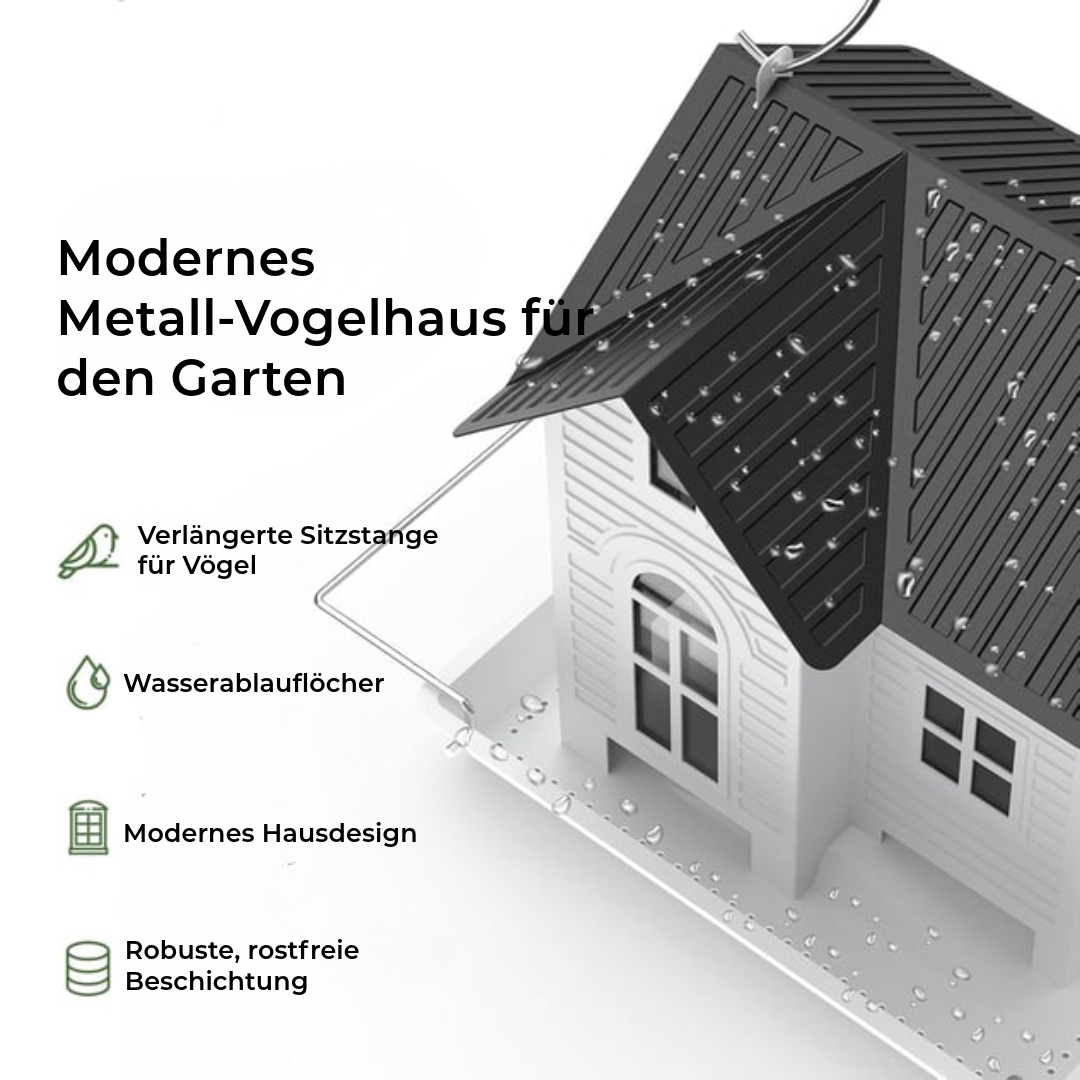 Vogelhaus mit Solarbetrieb