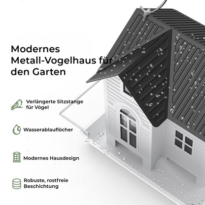 Vogelhaus mit Solarbetrieb