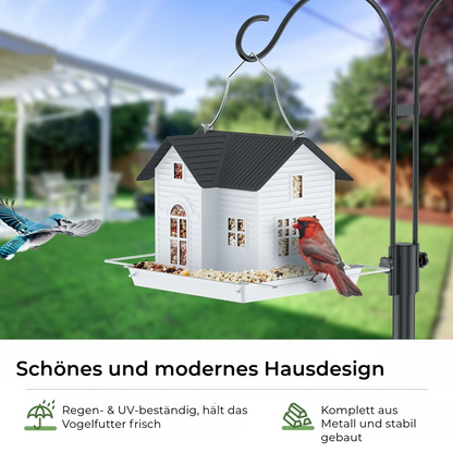 Vogelhaus mit Solarbetrieb