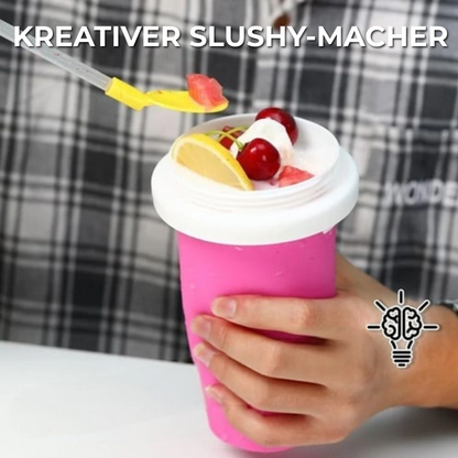 Squeezy Peasy Slushy Becher