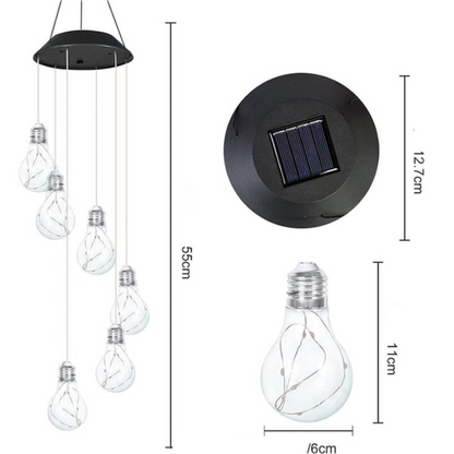 Bunte LED-Solarlampen