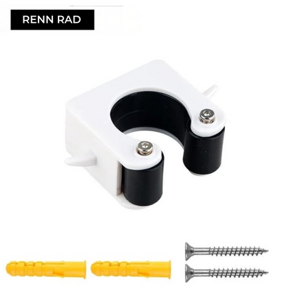 Platzsparender Fahrrad-Radhalter