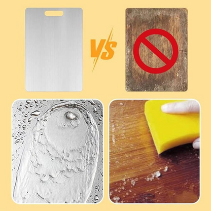 Schneidebrett aus Edelstahl