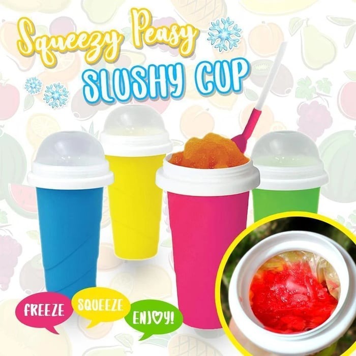 Squeezy Peasy Slushy Becher