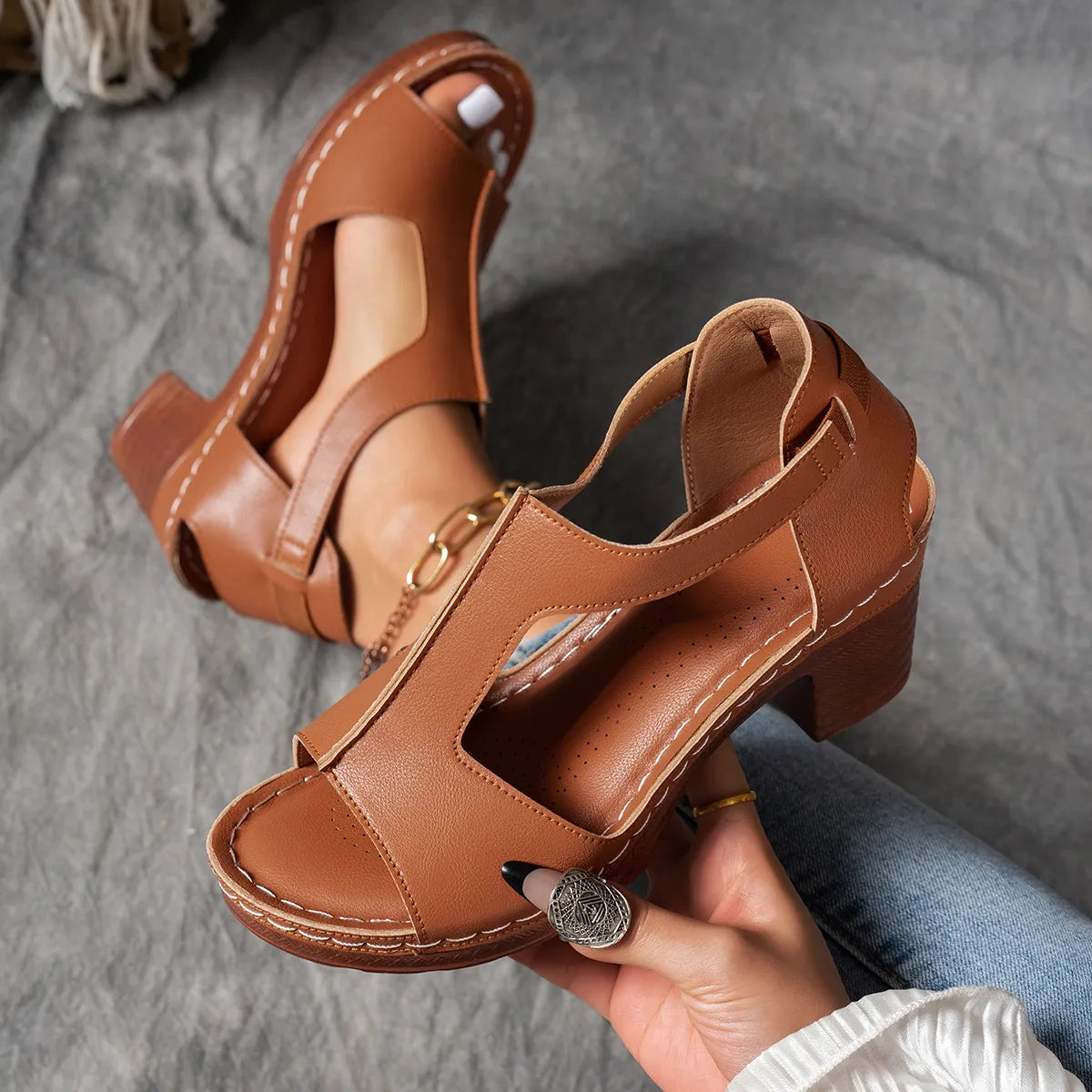 Orthopädische Damen Sandalen